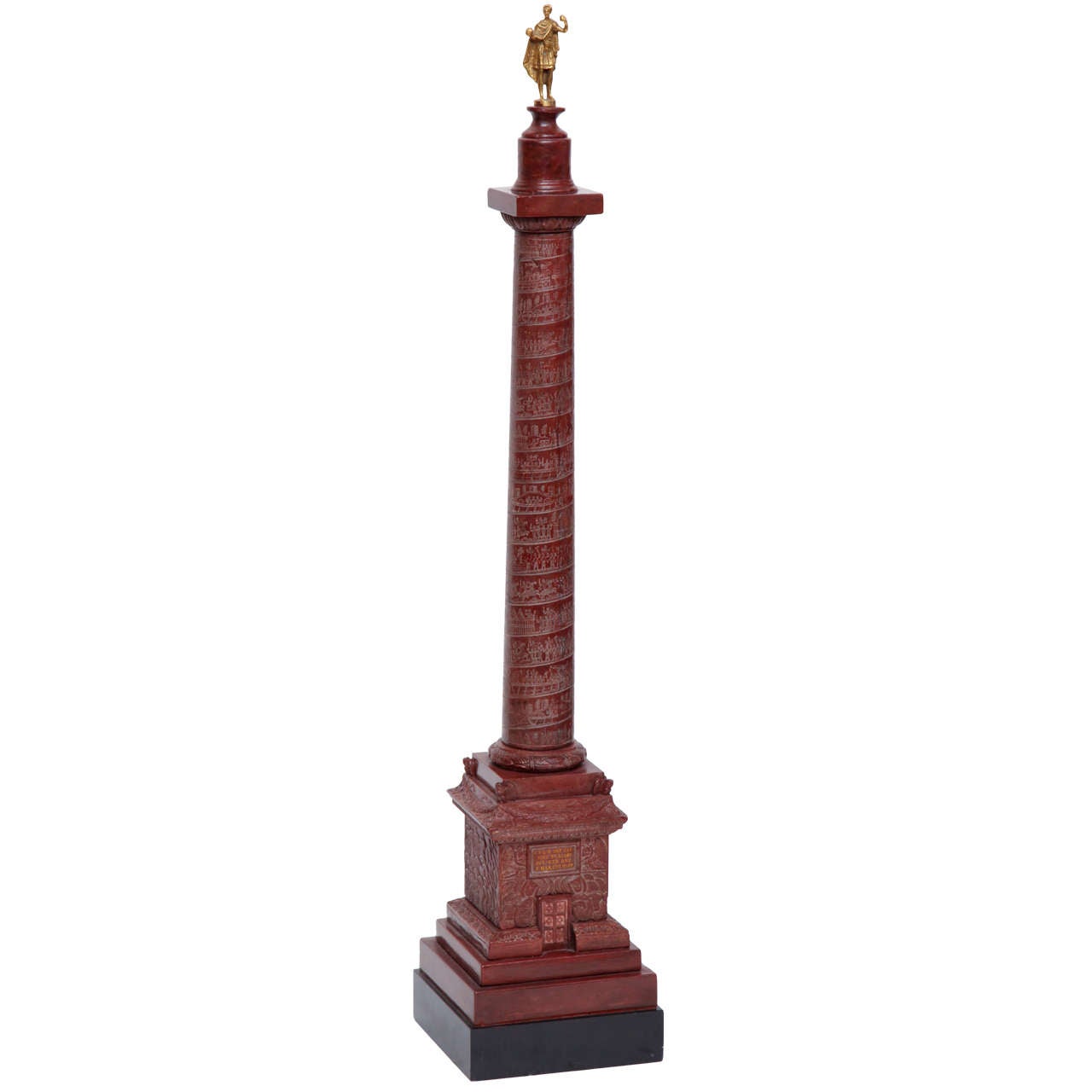 19th Century Rouge Royale Trajan Column For Sale