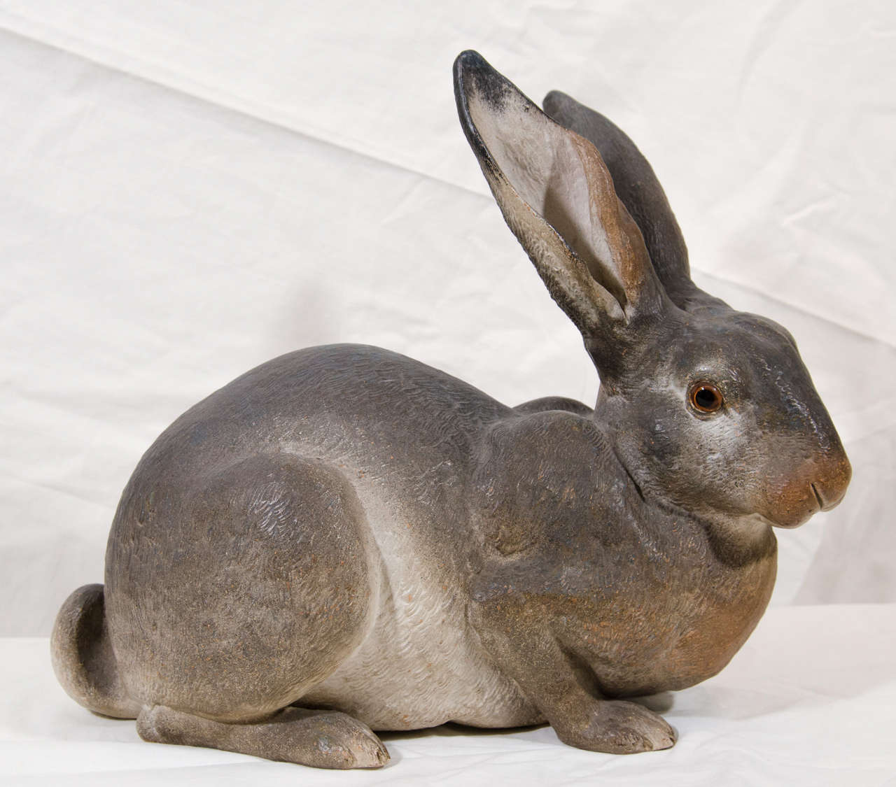 Terracotta An Austrian Cold Painted Rabbit