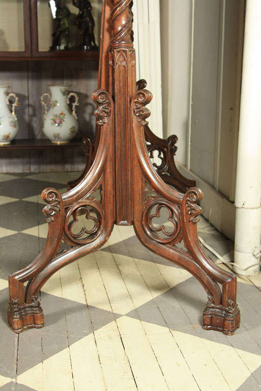 Rosewood ROSEWOOD GOTHIC REVIVAL  FLOOR  MIRROR