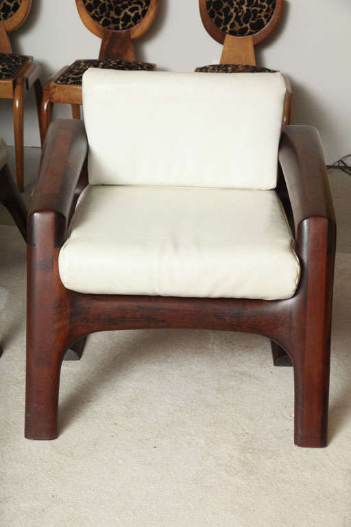 Pair of Studio Armchairs by J. Muckey, Signed 4