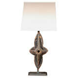 French Iron Lamp, Circa 1880