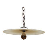 Glass Disc Fixture Antique Glass Disc Fixture
