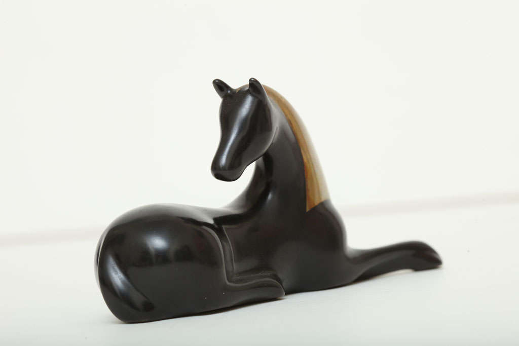 Loet Vanderveen Bronze Horse Sculpture In Excellent Condition In New York, NY