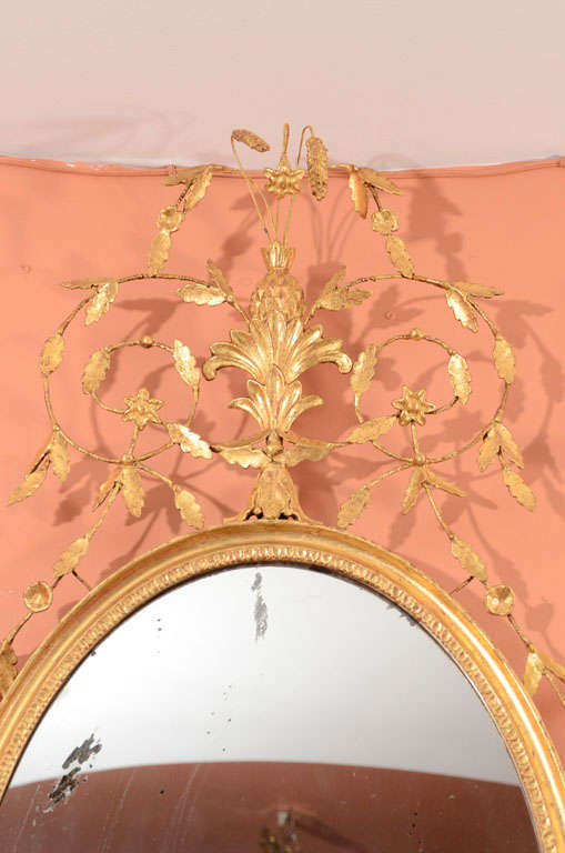 18th Century and Earlier Pair of Hepplewhite Mirrors