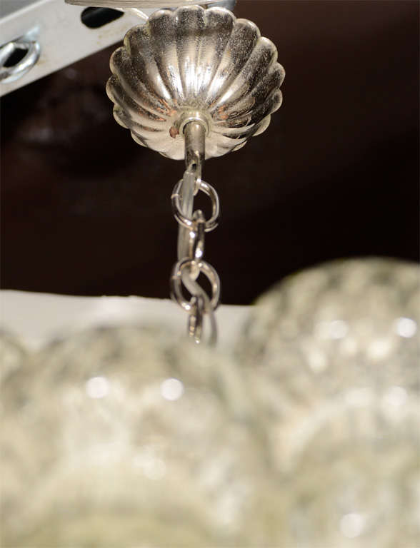 20th Century Modernist Polyhedral Glass Chandelier by Carlo Scarpa for Venini