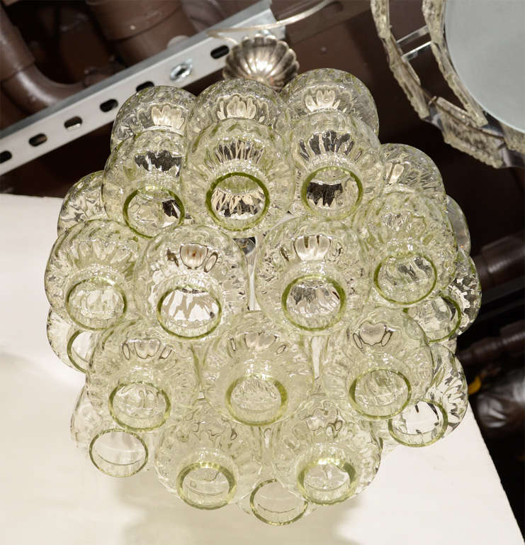 Modernist Polyhedral Glass Chandelier by Carlo Scarpa for Venini 3