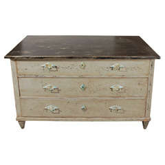 French Painted Commode, Circa 1880 Antique French Painted Commode, Circa 1880