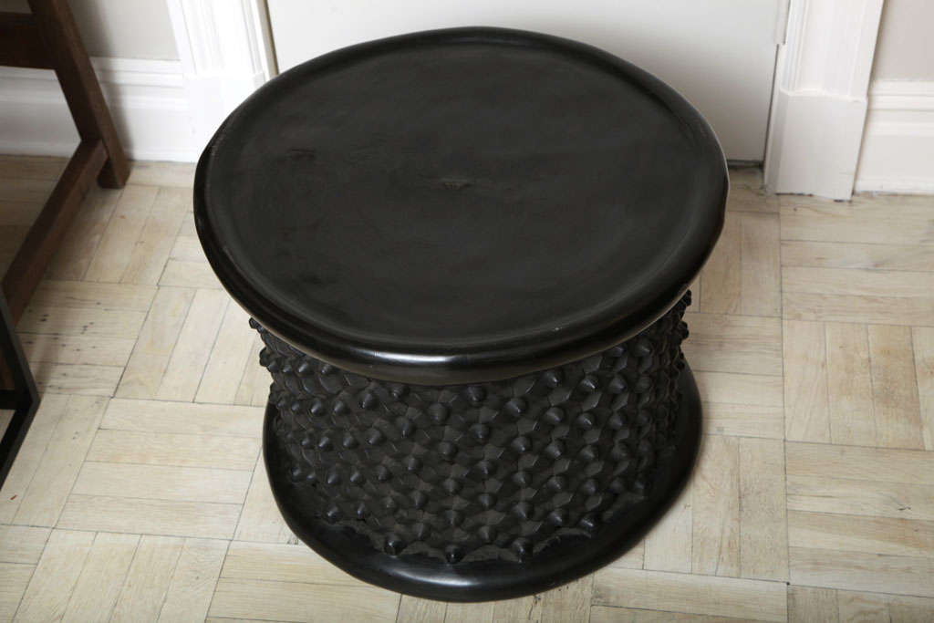 South African Ebonized Bamileke Stool