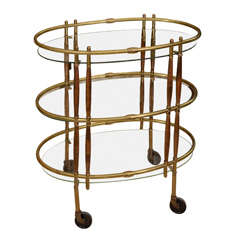 Brass Bar Cart