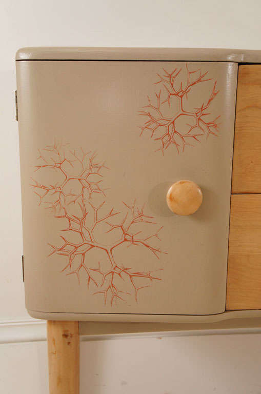Decorated Heywood Wakefield Server 4