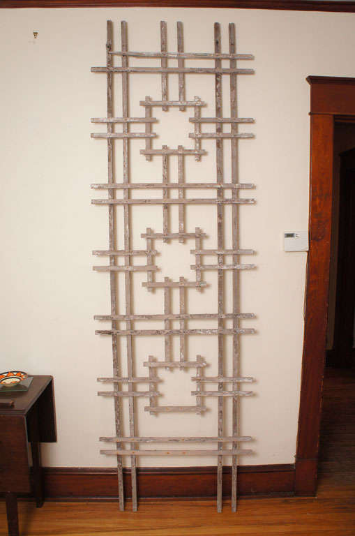 Original Paint. Nicely aged Surface and Unique and Subtle Design.   Great Wall Decoration
