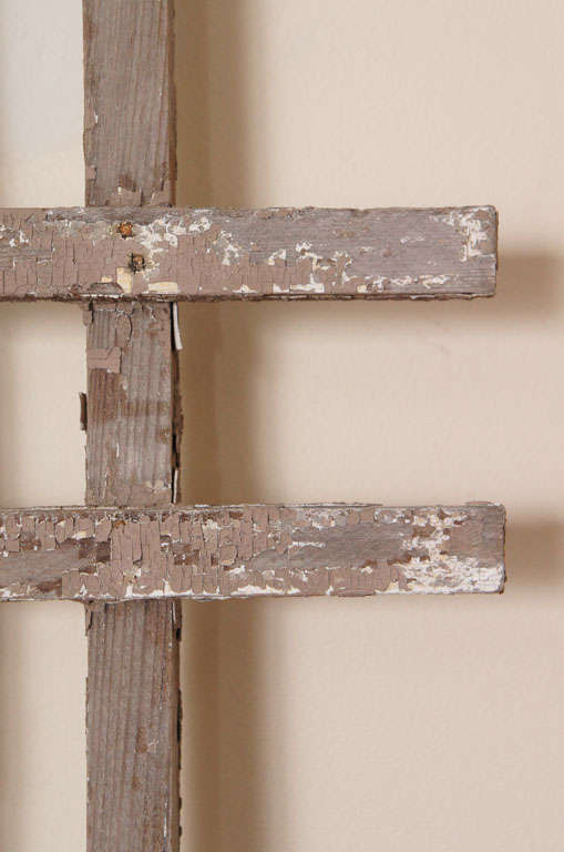 Wood Graphic Rustic Trellis