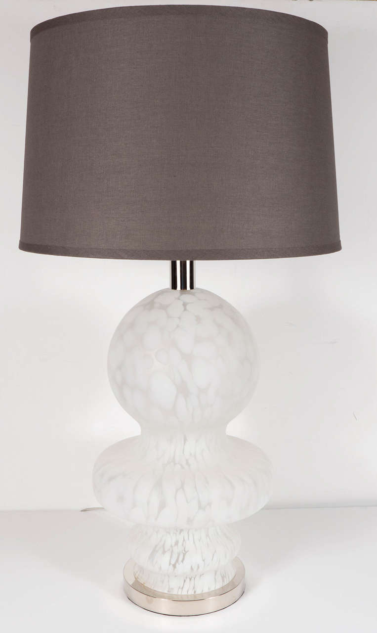 Stunning Mid-Century Modernist Murano Totem Lamp By Vistosi