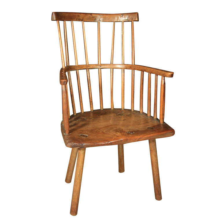 English Comb-Back Windsor Armchair For Sale