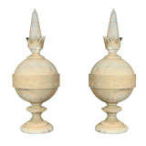 French Zinc Oversize Finials