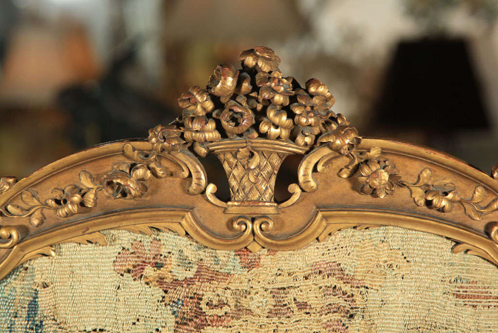 18th Century and Earlier French Rococo Style Fire Screen For Sale