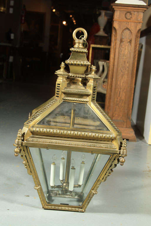 Bronze English Hanging Lantern