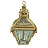 Bronze English Hanging Lantern