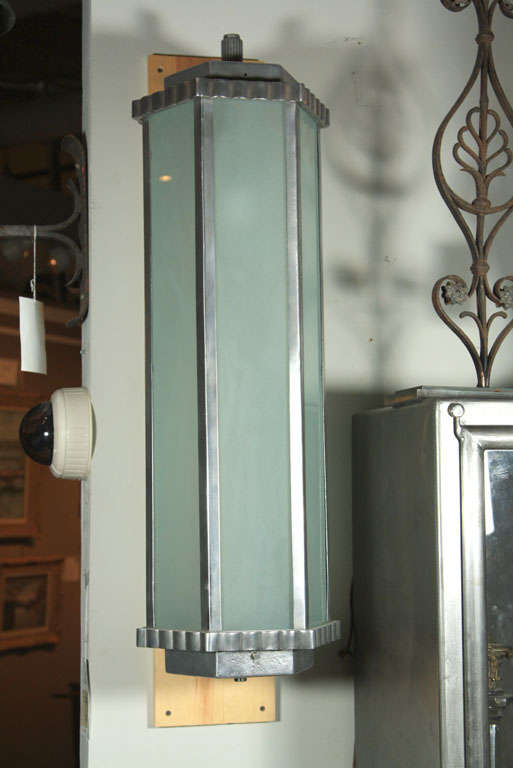 Pair of Art Deco Wall Lanterns
