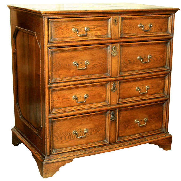English Jacobean Style Oak Chest For Sale at 1stDibs | oak chest of ...