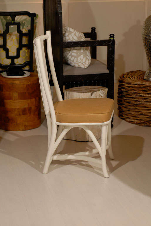 Basket Weave Dining Chairs at 1stDibs
