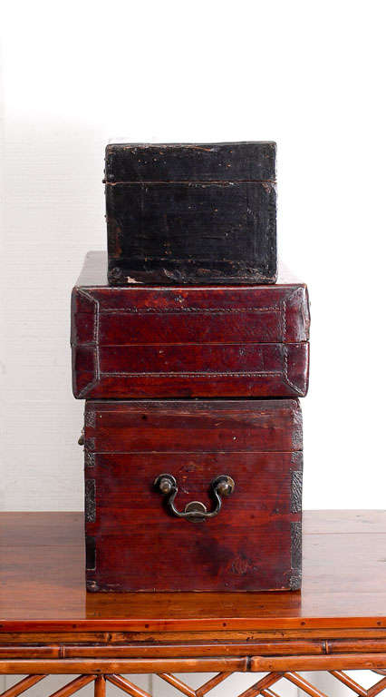 Group of Chinese Document Boxes 3