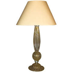 1940's Italian Murano Glass Table Lamp