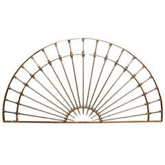 monumental 18th century wrought iron dome shaped element 6