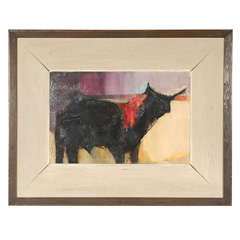 Vintage Original Joe Testa Secca Oil of Bull