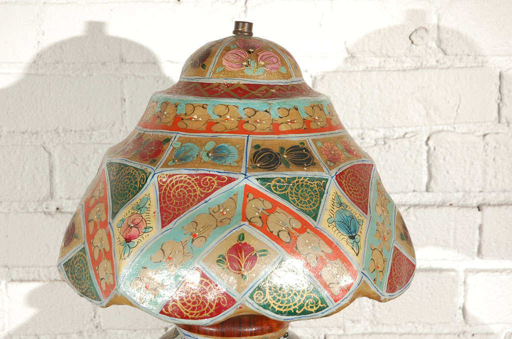 Camel Skin Lamp at 1stdibs