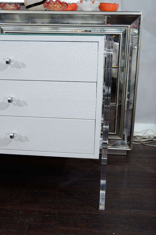 lucite dresser