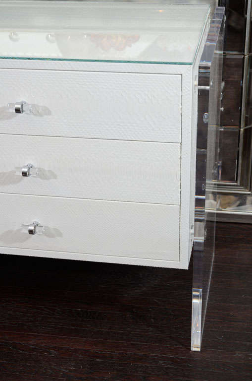 acrylic chest of drawers