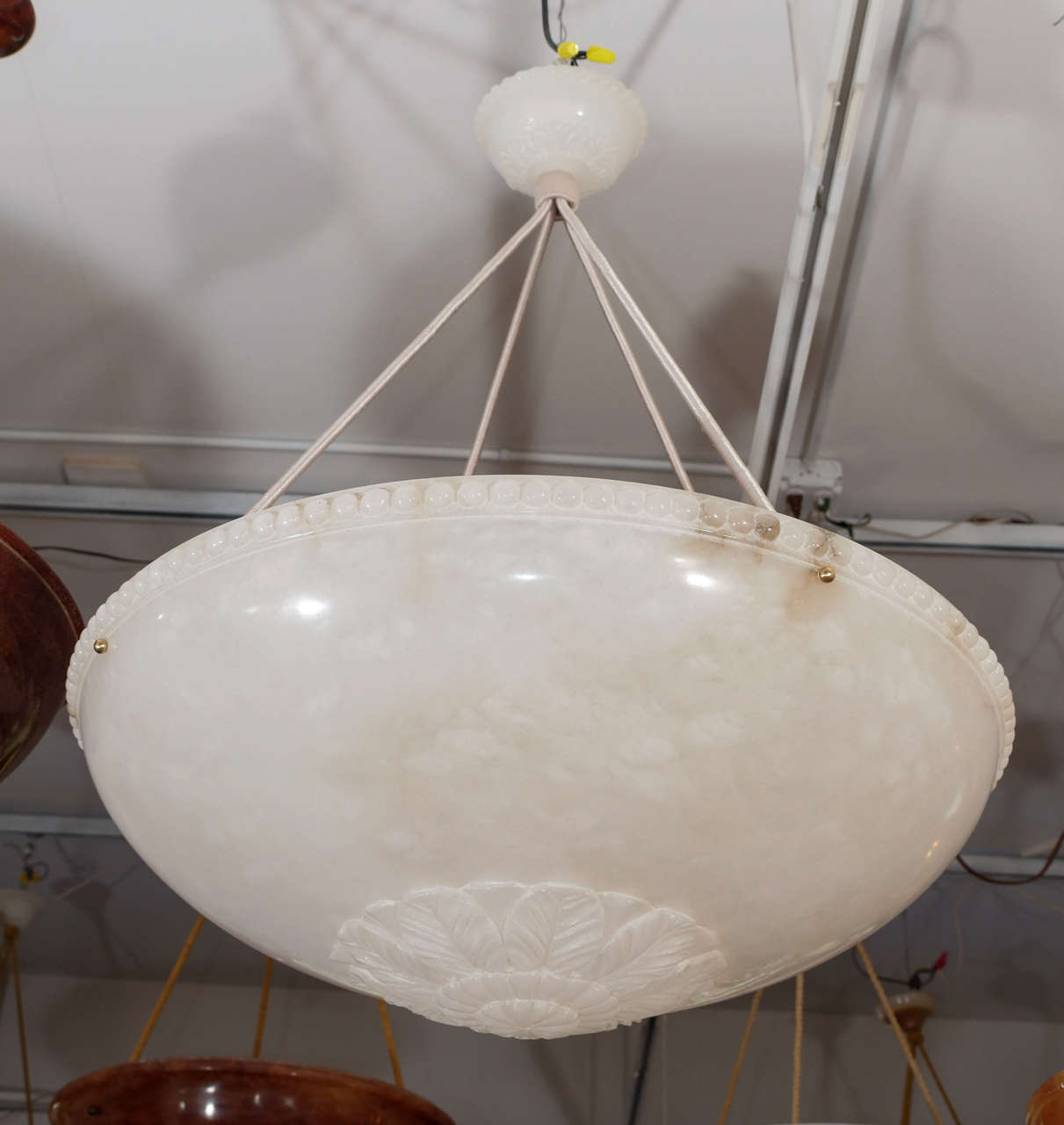 An Alabaster Light Fixture