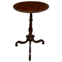 Antique George III Mahogany Dish-Top Side Table
