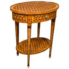 Louis XVI Parquetry Side Table
