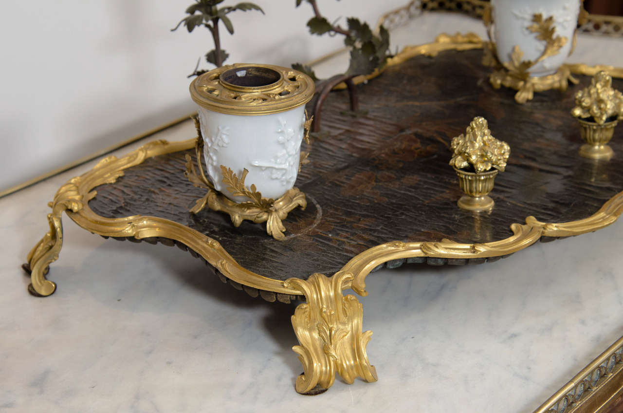 French Louis XV Inkwell