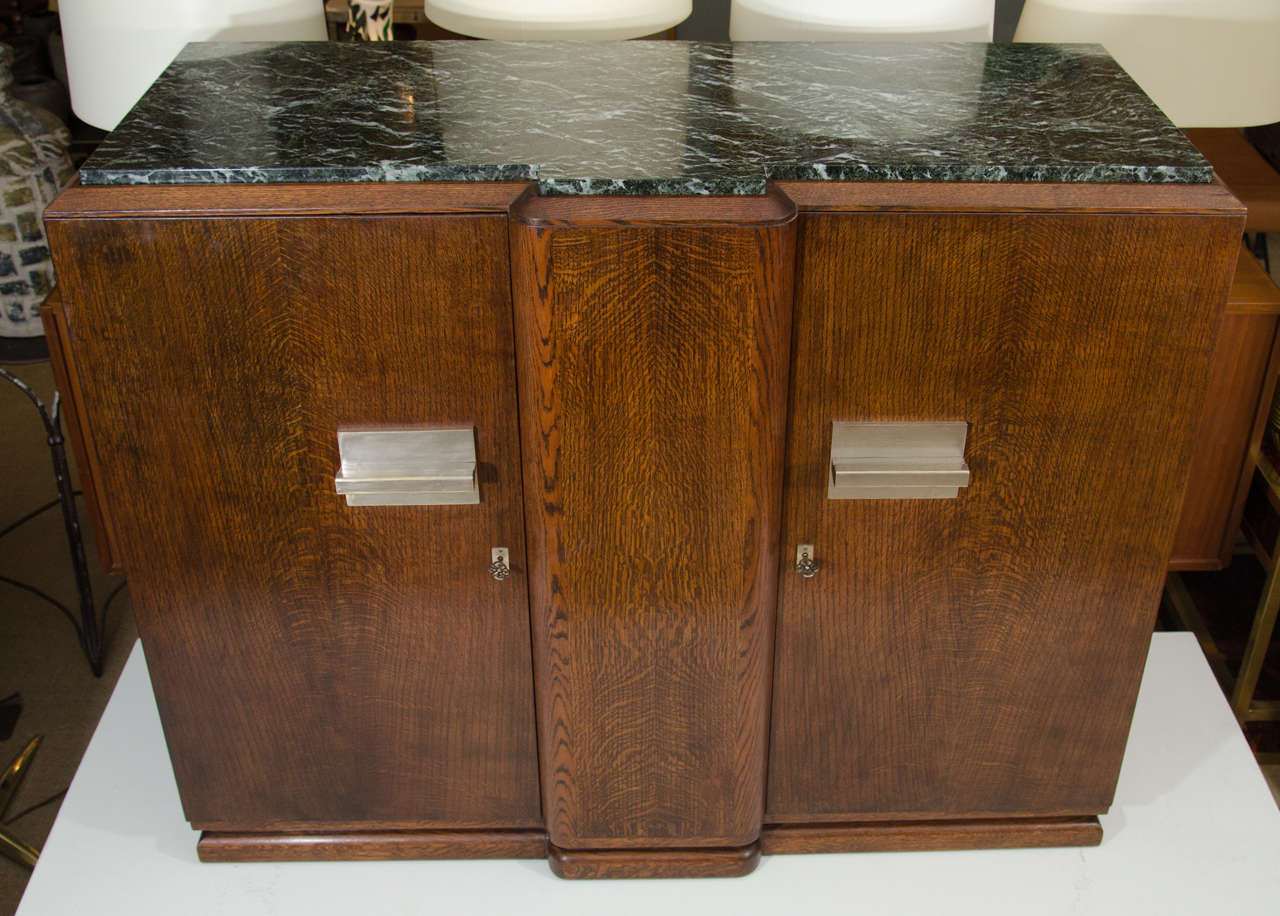 Two Door Marble Top Cabinet