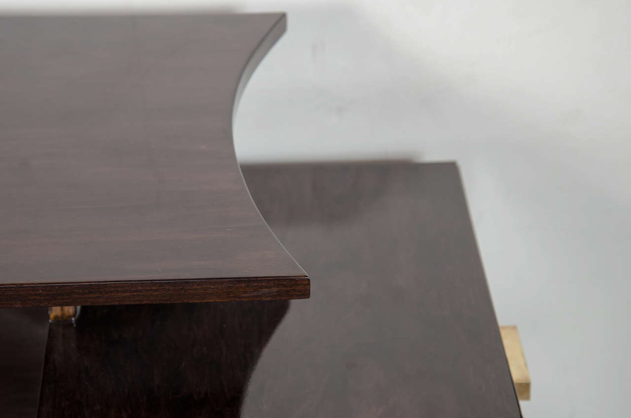 Mid-Century Modernist X-Form Side Table by Paul Laszlo 2