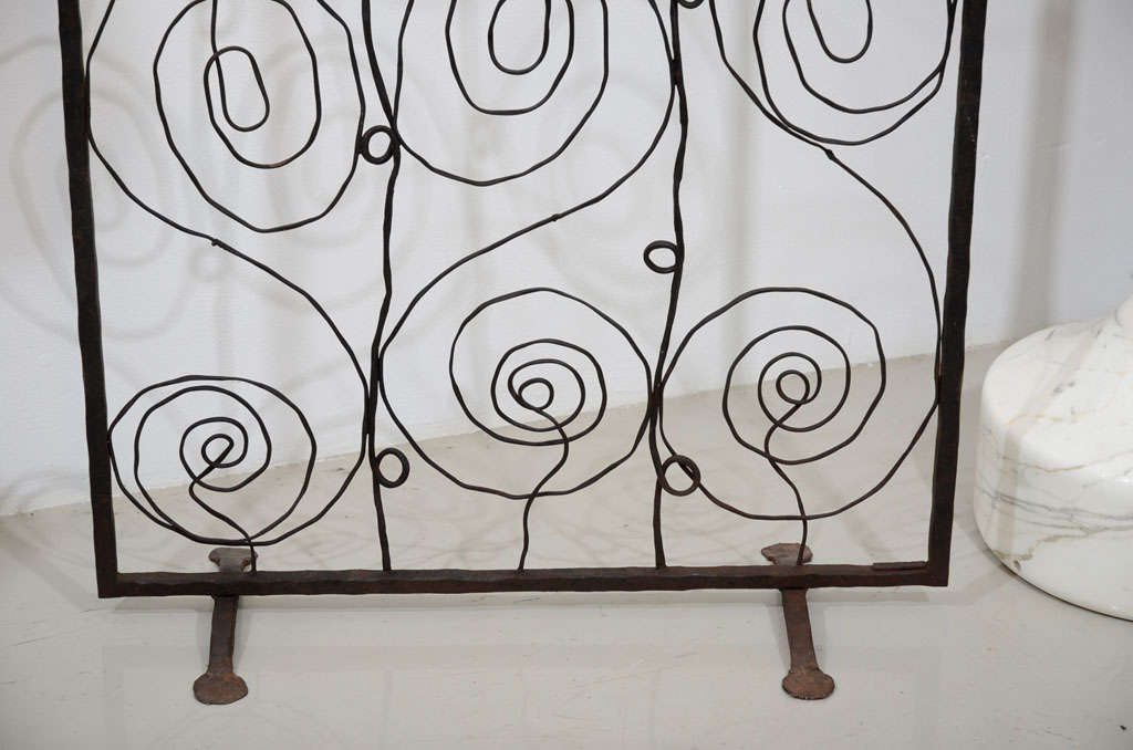 Whimsical Iron Screen For Sale 3