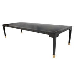 Exquisite Parzinger Style Dining Table with Extensions