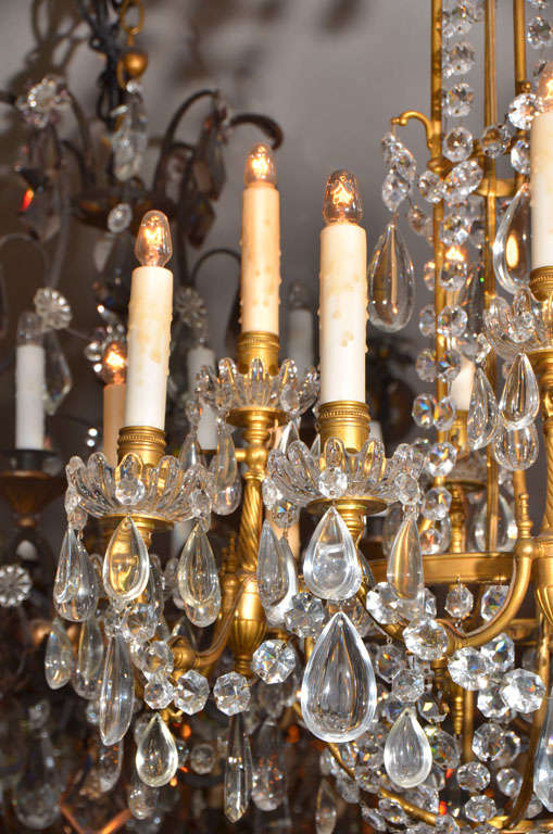 20th Century Baccarat Crystal Chandelier