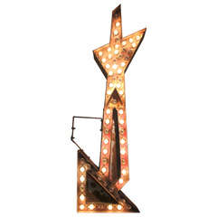 Vintage Roadside Motel Arrow Sign
