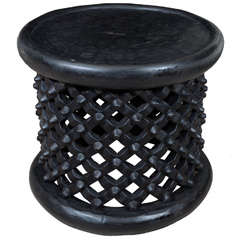 Ebonized African Tables, Cameroon, Comtemporary