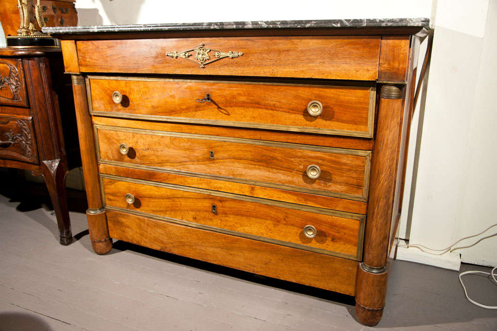 4 Drawer French Empire Commode
