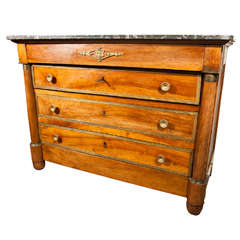 4 Drawer French Empire Commode