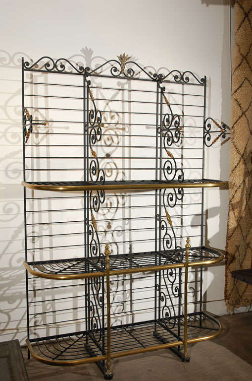 19th century Original Vintage French Baker's Rack 2