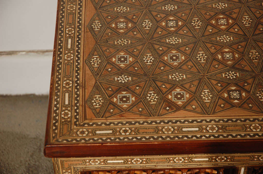 20th Century Moorish Style Inlaid Trunk