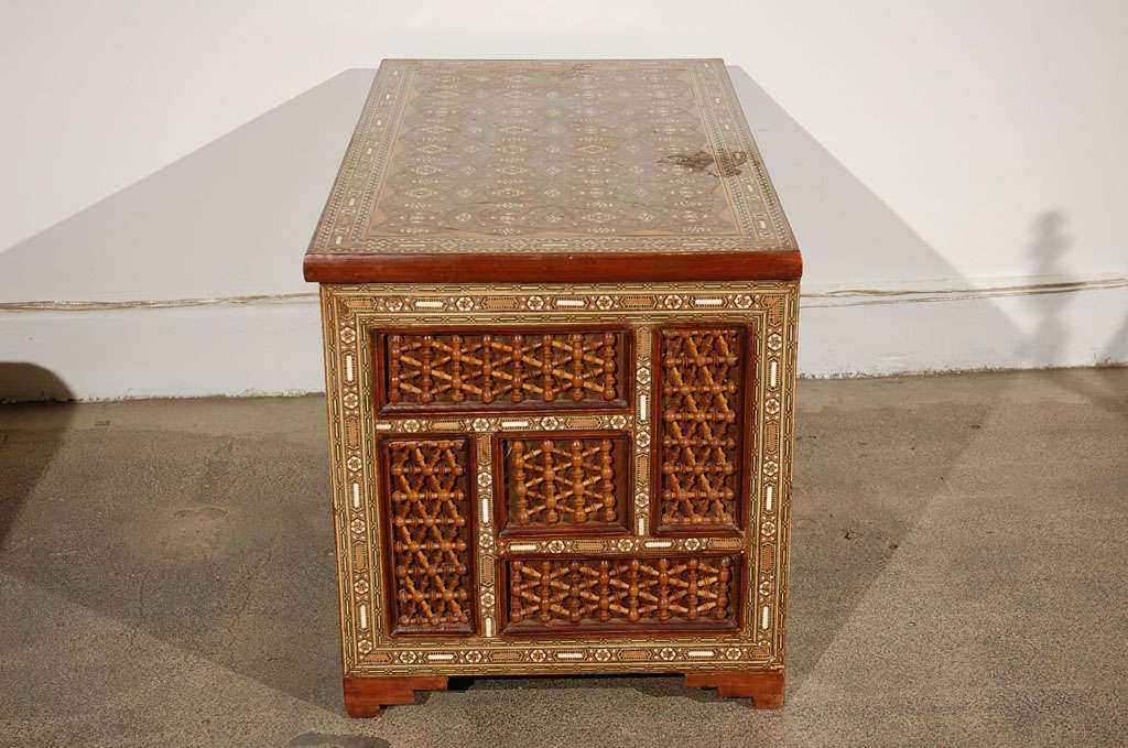 Moorish Style Inlaid Trunk 2
