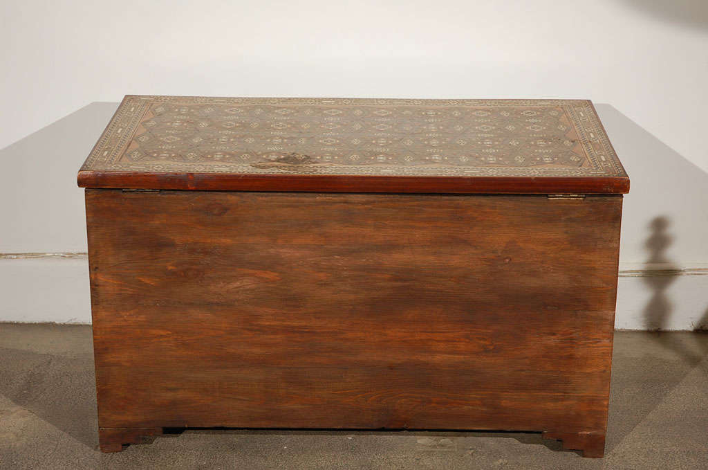 Moorish Style Inlaid Trunk 3