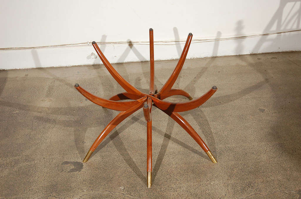 20th Century Moroccan Brass Tray Table 36